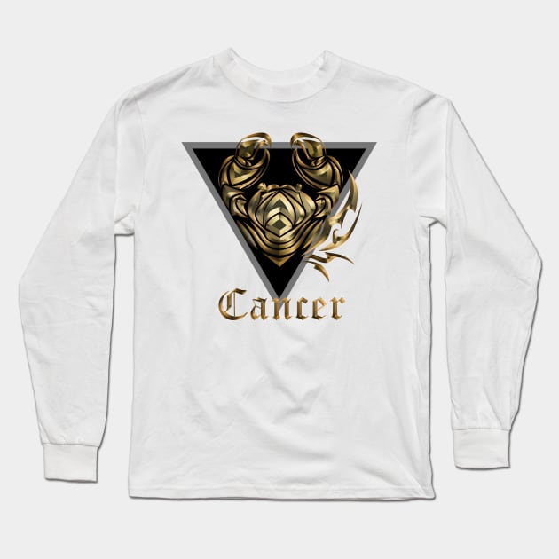 New zodiac Cancer Long Sleeve T-Shirt by INDONESIA68